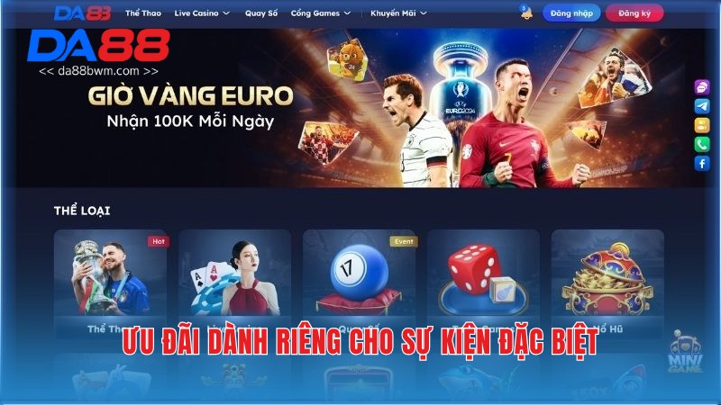 Bật mí các chính sách khuyến mãi Da88 thú vị nhất