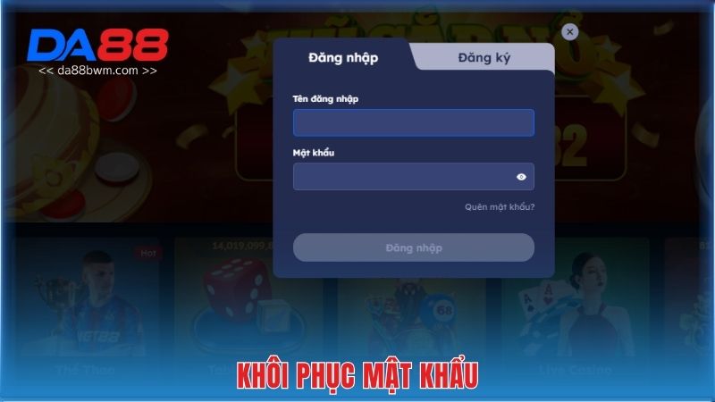 Khôi phục mật khẩu khi quên là cách khắc phục đơn giản nhất