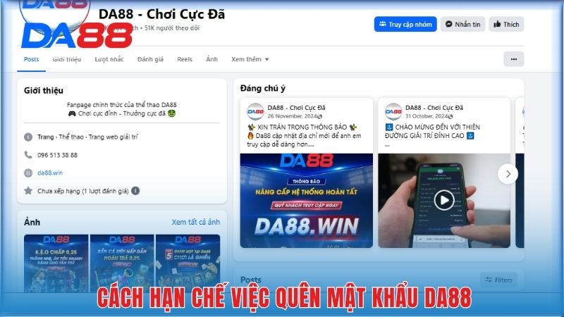 Một số phương pháp hiệu quả giúp hạn chế việc quên mật khẩu DA88