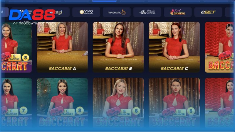 Slot game Live Casino Da88 vẫn thuộc top tìm kiếm nóng và tỏa sáng